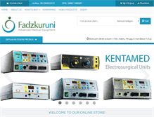 Tablet Screenshot of fadzkuruni.com